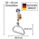 FabaCare Bettgalgen Handgriff, ergonomisch geformt, Trapezgriff, Bettgriff, Aufrichtgriff, Bügelgriff, Stangengriff, Balkengriff, Handfasser für Aufrichthilfen, Komfortgriff TGN-RSG70-V