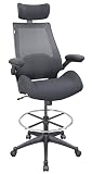 BOLISS Ergonomic Office Computer Drafting Desk Chair Height Adjustable arm Waist Support Function, w