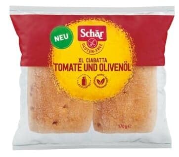 Schär Ciabatta Tomate Und Olivenöl Xl Glutenfrei (0.17 Kg)