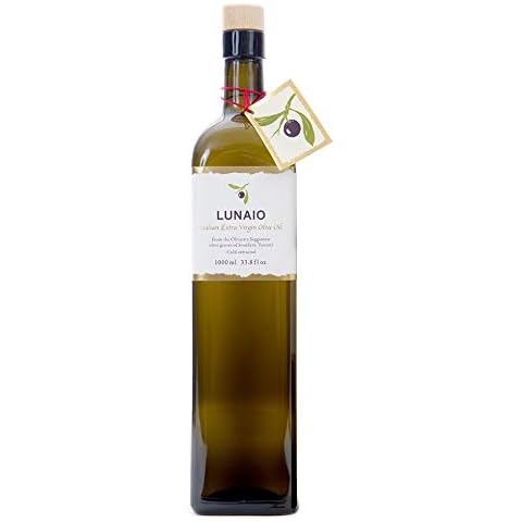 Lunaio Seggiano Italian Extra Virgin Olive Oil 1000ml - Cold Pressed, Handpicked & Handmade - Made predominantly from the Olivastra Seggianese Olive - GMO Free, Vegan, Vegetarian & Gluten Free Cover