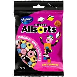 Welkom_All Sorts Mini Liquorice Twists_2.64oz/75g_1 Pack