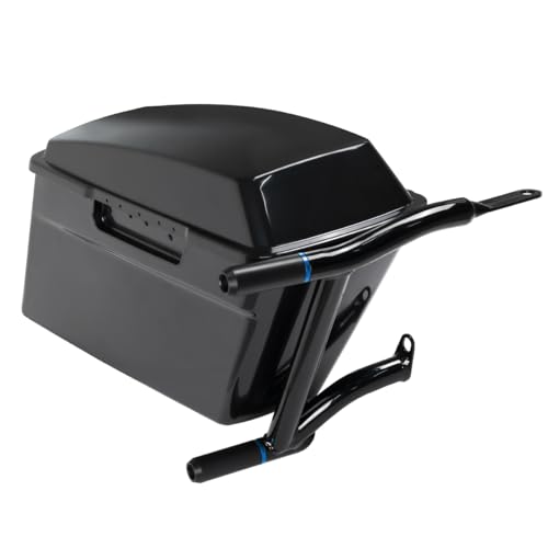 Black Double Barrel Performance Saddlebag Guards Compatible with 2014-2024 Harley Touring miniatura 4