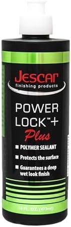 Jescar Power Lock Plus Polymer Sealant - 16oz - Durable High-Gloss Paint Sealant for Long-Lasting Protection – Easy Application, Safe for All Paint Types, Easy to Apply, Hand or Machine Application