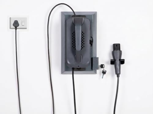 Image of Forward, Ather Duo Charger Wall Mount with Anti-Theft Lock, Durable Metal Build, Cable Management, Compatible with 700w and 900w Charger for Ather 450 and Rizta