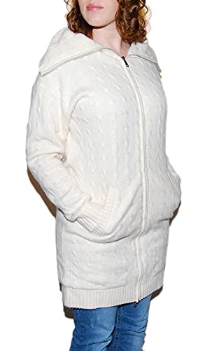 Ralph Lauren Polo Black Label Women Sweater Cardigan Cashmere Jacket White Large $1398 #TOP24