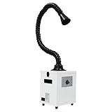 Welding Fume Extraction and Purification System, Adjustable Angle Powerful Suction 258m³/h, Low Noise High Efficiency Fume Removal, for Laser Welding Smoke Absorption and Desktop Soldering