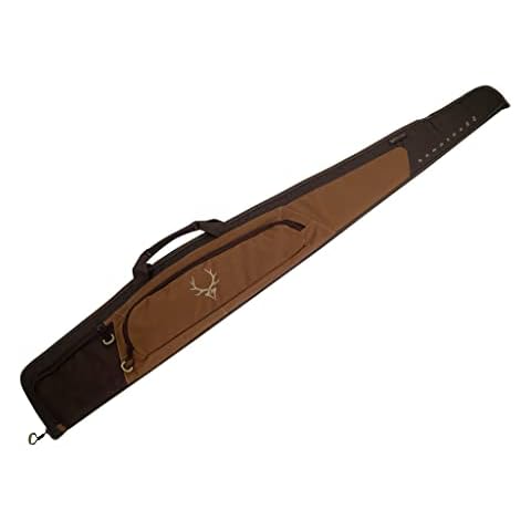 Evolution Outdoor Bandera II Shotgun Case – 52 in., 600D, Brown, Hunting Gun Case, Fleece Lining Cover