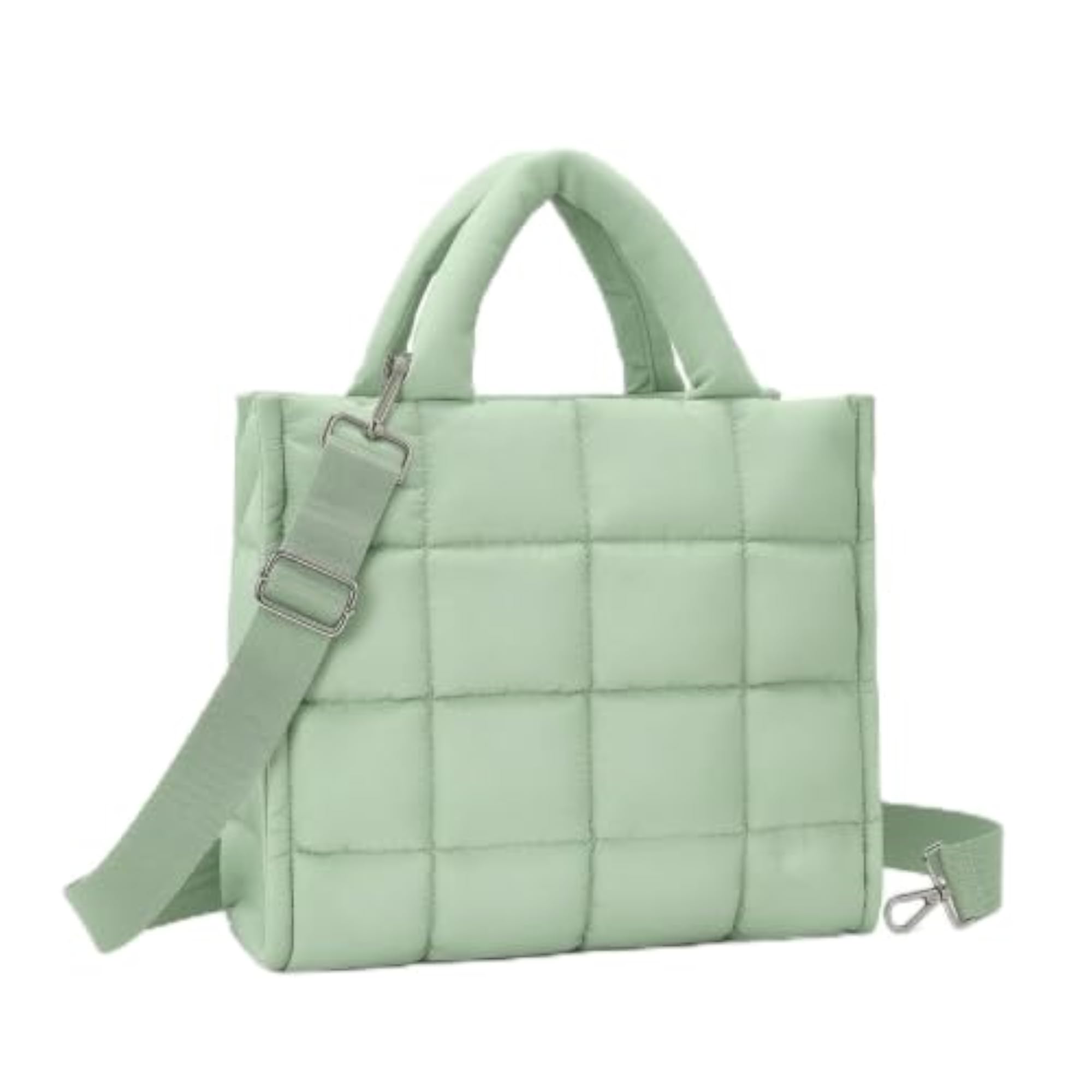 Puffer Tote Bag Waterproof Quilted Tote Bag for Journeyers
