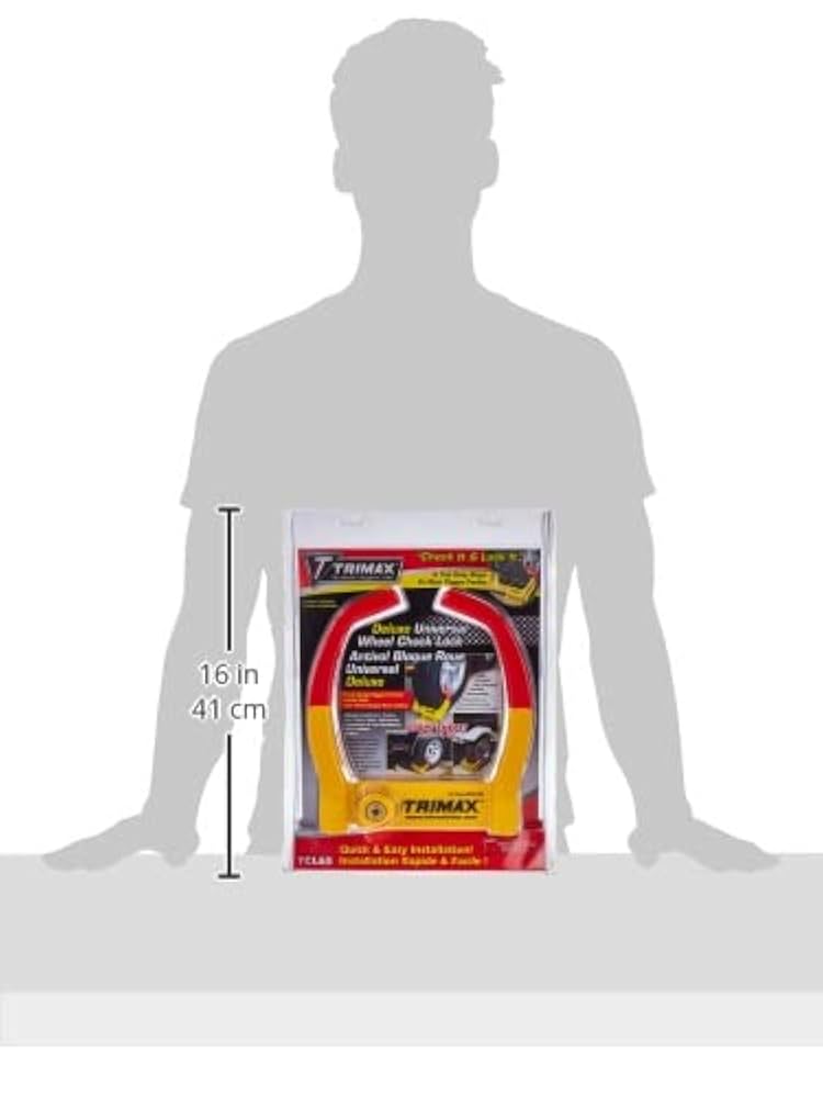 ホイールロックTrimax TCL65 Wheel Chock Lock Amazon.com: Trimax TCL65 - Trailer Wheel Lock - Fits 6