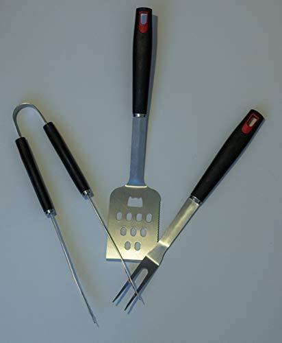 Set de Herramientas para Parrilla Acero Inoxidable 3 Piezas miniatura 6