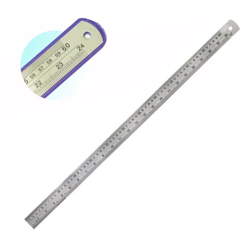 Kit De Régua Aço Inox 30 Cm, 60 Cm e 1 Metro - Marca IMT - 3 Peças