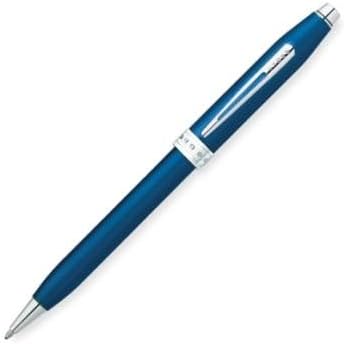Cross Century III Ballpoint Pen, Blue Barrel, Black Ink, Medium Point