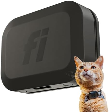 Fi Mini GPS Tracker for Cats — Lightweight Collar Attachment, Vir...
