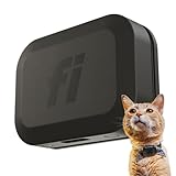 Fi Mini GPS Tracker for Cats — Lightweight Collar Attachment, Virtual Fences, Escape Alerts, Step & Health Tracking, Waterproof Cat Tracker — 6-Month Membership Included
