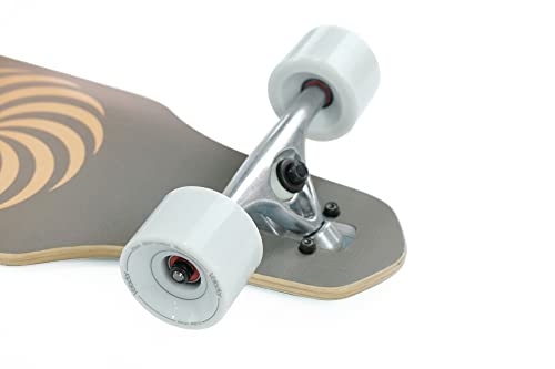 Volador Freeride Longboard Cruiser | Maple Wood Deck| Drop Through Longboard Complete (Rose) #TOP6