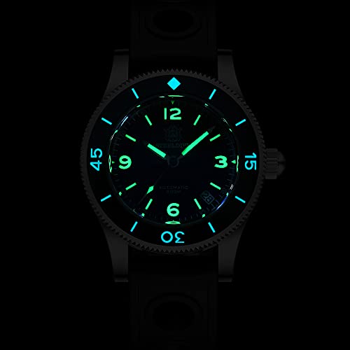 Steeldive Diver Watches For Mens, Men Automatic Watch Diving 30Bar Mechanical Wristwatch 62Mas Bgw-9 Luminous Sapphire Mirror Unidirectional Roation Chronograph Ceramic Bezel Nh35 (Diver Watches 2) #TOP1