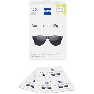 ZEISS Pre Moistened Sunglasses Cleaning Wipes 120 Count