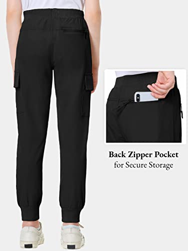 Image of EXARUS Girls Hiking Cargo Pants Joggers Teen Quick Dry Lightweight Slim Fit