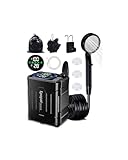 Douche de Camping, [13000mAh& IPX8 ] Spopal Douche Portable Camping, Écran...