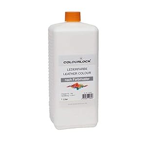 COLOURLOCK® Leerverf 1 liter geschikt voor BMW rozenhout/amethist voor het verkleuren of nakleuren van glad leer…