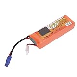 BREIT ANWENDBAR: 11,1 V 5000 mAh 45C Lithiumbatterie mit EC5-Stecker, stabile Verbindung, geeignet für bürstenlose Segelflugzeuge, Hubschrauber, Boote, Flugzeuge, Quadcopter usw.