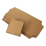 Photo Gallery holidyoyo 20 pezzi scatole pizza quadrate kraft resistenti per asporto e dolci confezione per biscotti e pizze piccole contenitori alimentare robusti e versatili Photo Gallery holidyoyo 20 pezzi scatole pizza quadrate kraft resistenti per asporto e dolci confezione per biscotti e pizze piccole contenitori alimentare robusti e versatili