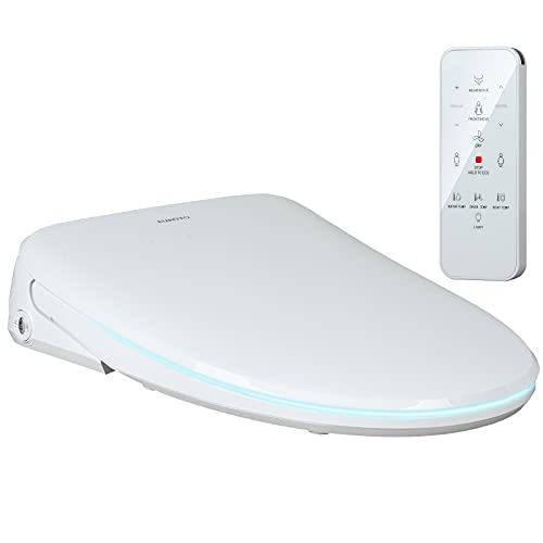 Newest 2021 Smart Toilet Bidet Euroto Luxury Toilet Elongated for Bathroom Toilet Bowls, Toilet Seats, Unlimited Warm Water, Fashionable and slim design, Dual Memory, Dual Nozzle, Nightlight