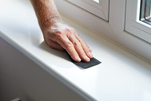 ProDec Advance 5m Roll 120 Grit Sanding Mesh Roll for Clog-Free Sanding, Reusable Double Sided Glass Fibre & Aluminium Oxide Abrasive for 2x Life On Wood, Paint, Plaster, Filler, Metal, Sandpaper