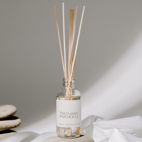 Sweet-Water-Decor-Palo-Santo-Patchouli-Reed-Diffusers-for-Home-Room-Diffuser-with-Nutmeg-Patchouli-Olibanum-Scent-Reed-Diffuser-for-Bathroom-Lasts-for-3-Months-Home-Diffuser-with-Premium-Oil Sweet Water Decor Palo Santo Patchouli Reed Diffusers for Home Room Diffuser with Nutmeg Patchouli Olibanum Scent Reed Diffuser for Bathroom Lasts for 3 Months Home Diffuser with Premium Oil