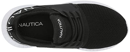 Nautica Kids Boys Lace-Up Fashion Sneaker Breathable Athletic Running Shoe-Kappil Toddler-Black-8 #TOP26