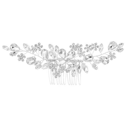 Peineta de Novia de Cristal y accesorio versátil para cabello elegante