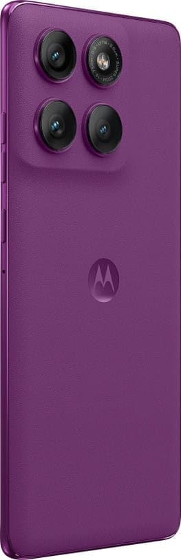 Image of Motorola Edge 60 Pro 5G (Pantone Sparkling Grape, 12GB RAM, 256GB Storage) | Dimensity 8350, 6.7 inch 1.5K 120Hz Display, 50MP Triple Camera, 6000mAh Battery, 90W TurboPower, IP68 /IP69