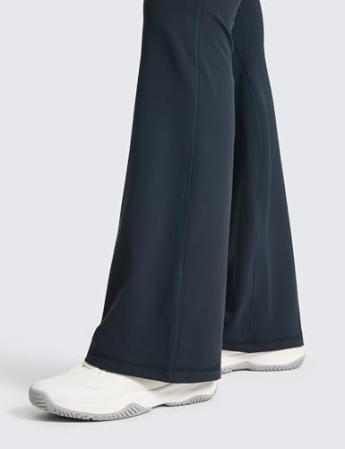 Image of CRZ YOGA Secretsculpt Flare Leggings 31 inch | Booty Scrunch Butt, Butterlift, Buttery Soft, Moderate Compression, Workout, Casual, No Front Seam, High Waist, for Women