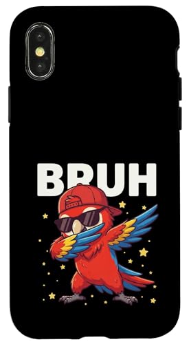 BRUH �ʔ��� �y���������I�E�� �L�b�Y �j�̎q ���D�� ���� �X�}�z�P�[�X iPhone X/XS �p