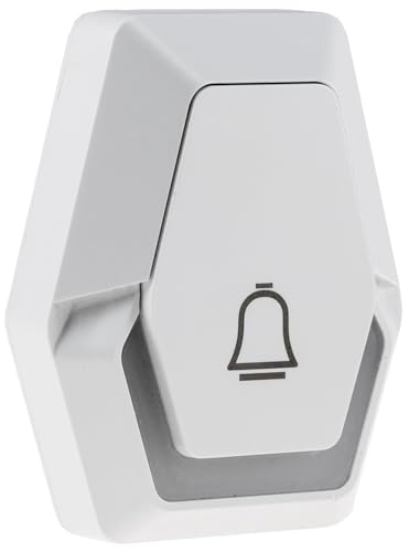 ChiliTec Funkklingel Klingeltaster Batteriebetrieb IP55 Taster für Innen Aussen Zusatz Ersatz Taster für Pilota Porta Funktürklingel