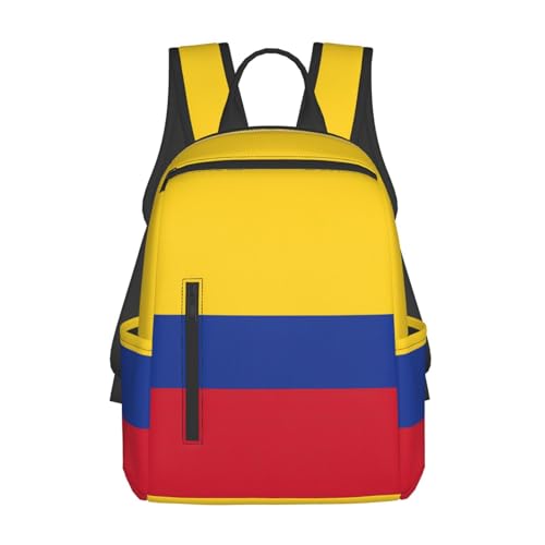 Sac à dos Colombie noir et blanc léger pour le travail et les voyages de taille unique