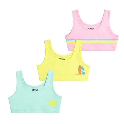 Image of YouGotPlanB Cotton Sports Bra | Ages 8-16 Years | U-Shaped Style | Non-Padded, Double-Layered for Coverage