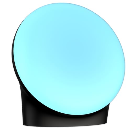 BrownNoise Electric Night Light for Baby 12 Colors Reading Lights for Indoor Use and 10 Adjustable Brightness 4 Timers for Baby Adult Kids