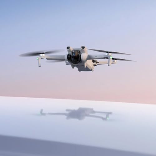 Image of DJI Mini 3, Drones with Camera for Adults 4K, 38-min Flight Time, up to 32800ft (10km) Video Transmission, True Vertical Shooting, GPS Auto Return Integrated, Mini Drone with Camera for Beginners