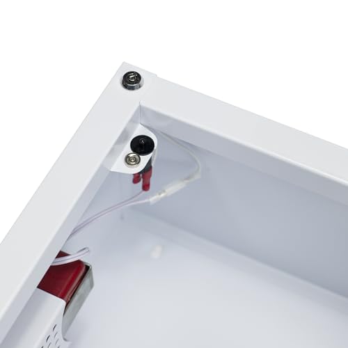Image of Standard, Alarmed AED Cabinet, Compact. Fits Many Defibrillators on The Market. Measures 11.63 inch H x 14.75 inch L x 6.75 inch D. Essential Storage for Indoor AEDs.