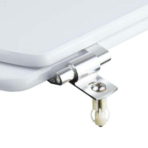 Par de Parafusos de Inox com Buchas Plásticas para Assentos Sanitários