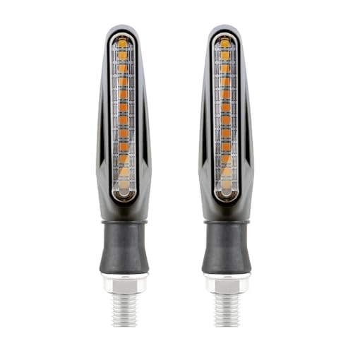 Luces intermitentes de motocicleta de 12V con alta intensidad ámbar para faros traseros