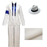 TANG XT2014 White Smooth Criminal Armband Suit Jacket for Kid and Adult Cosplay Costume Halloween (Adult-M)
