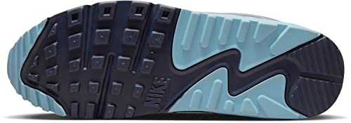 Nike Men's Gymnastics Shoes Sneaker, Pure Platinum Worn Blue Obsidian, 10