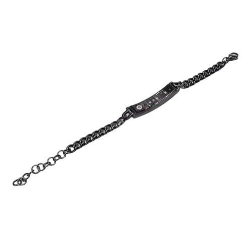 ASHATA Smart Armband Fitness Tracker, Smart Bracelet Activity Tracker mit 10 Sportmodi Sleep Tracking 5 -Tage -Batterie IP68 Water Proof f&uuml;r M&auml;nner Frauen (Black)