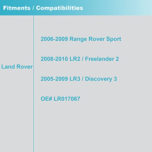 Ensun LR017067 Exterior Rear-View Door Mirror Glass - Heated - Convex - Right Passenger Side - replacement for Land Rover LR2 LR3 RR Sport - Image 4