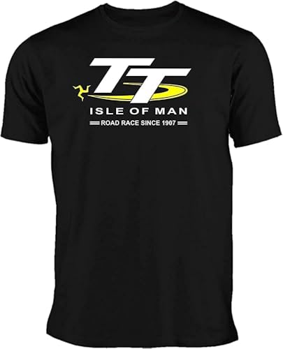 XGCNUK Isle of Man TT Legends T-Shirt-Motorcycle Racing Black