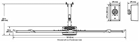 Ventilador de Techo 10 pies 2 Velocidades 110V miniatura 3