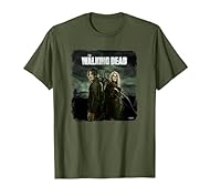 Temporada oficial de Daryl y Carol de The Walking Dead 11 Hecho por fans para Superfans Ligero, Encaje clasico, Manga de doble puntada y bastilla baja
