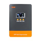 80A MPPT Solar Charge Controller 12V 24V 36V 48V Auto Parameter Adjustable LCD Display for LiFePO4,Lead Acid,Gel,Flooded and Lithium,Supports Up to 12 Units in Parallel